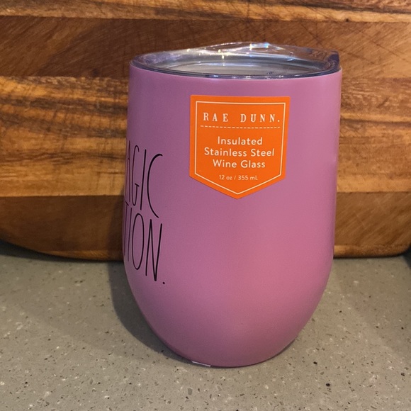 Rae Dunn Magic Potion Insulated Stainless Steel Wine Glass Tumbler - Picture 2 of 5